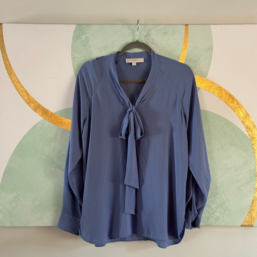 LOFT Elegant Blue Women's Top